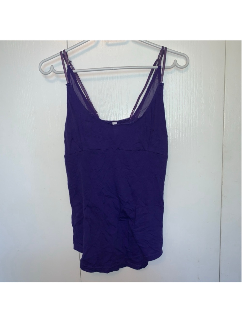 Women's RVCA Purple Tank Top Size Large